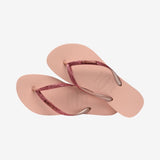 Slim Glitter II Klipklapper - Dame - Pink/Pink - Gumpel & Co