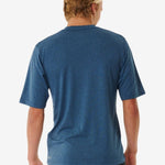 Stack UV Short Sleeve Rash Guard - Herre - Navy Marle - Gumpel & Co
