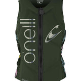 Women's Slasher Comp Impact Vest - Kvinder - Dark Olive/Baylen - Gumpel & Co