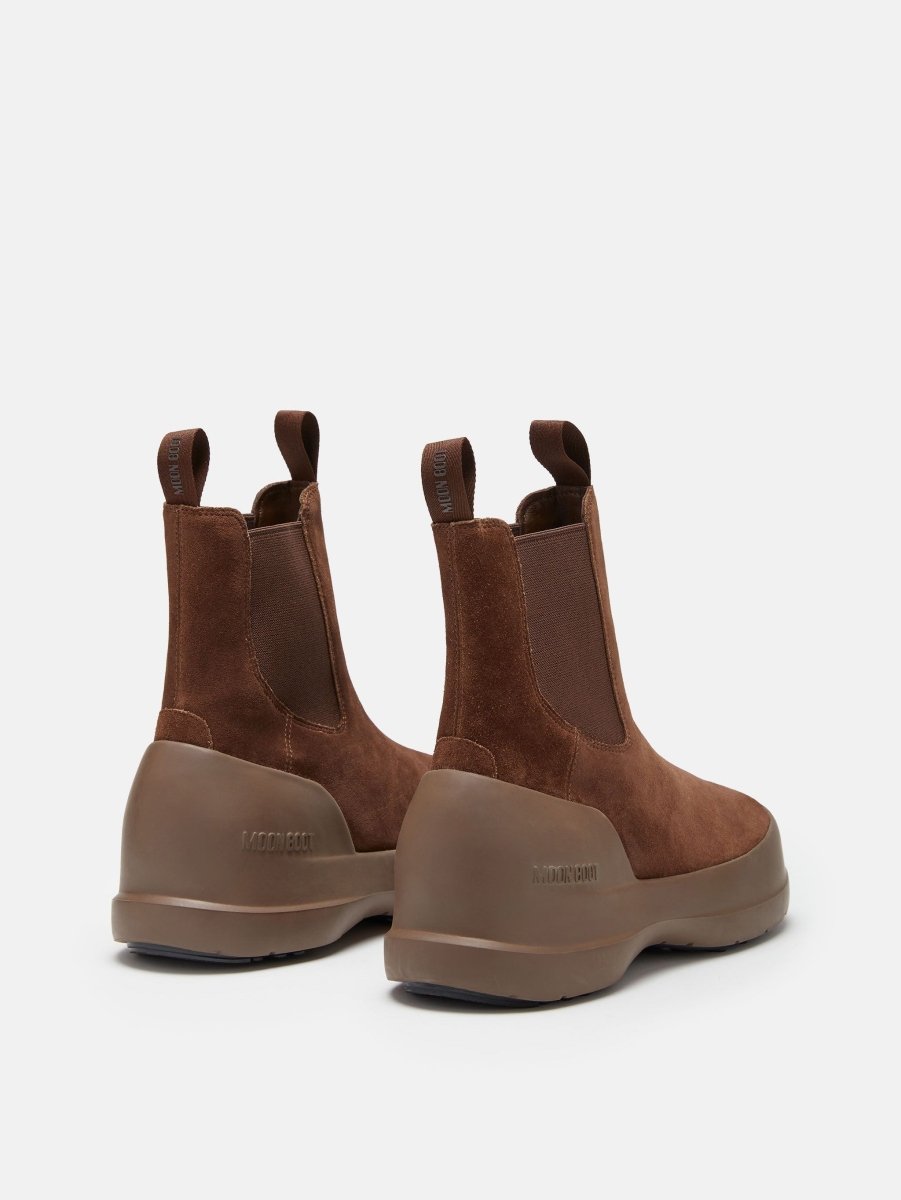 Luna Chelsea Suede Vinterstøvler - Unisex - Brown - Gumpel & Co