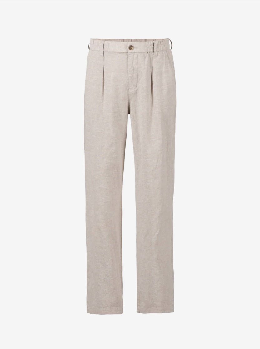 Deleste Trousers - Dame - Khaki Melange - Gumpel & Co