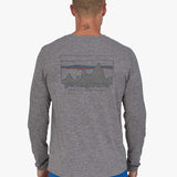 Capilene Cool Daily Graphic UV T-shirt - Herre - Skyline Feather Grey - Gumpel & Co