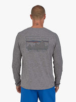 Capilene Cool Daily Graphic UV T-Shirt - Men - Skyline Feather Grey