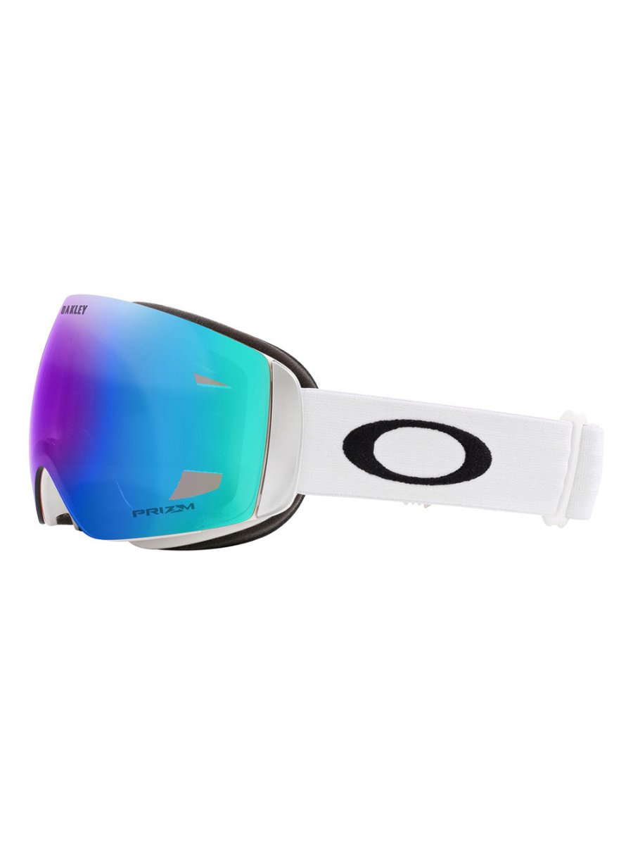 Flight Deck M (7064) Skibriller - Matte White/Prizm Argon - Gumpel & Co