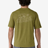 Capilene Cool Daily Graphic Tshirt - Herre - Graze Green - Gumpel & Co