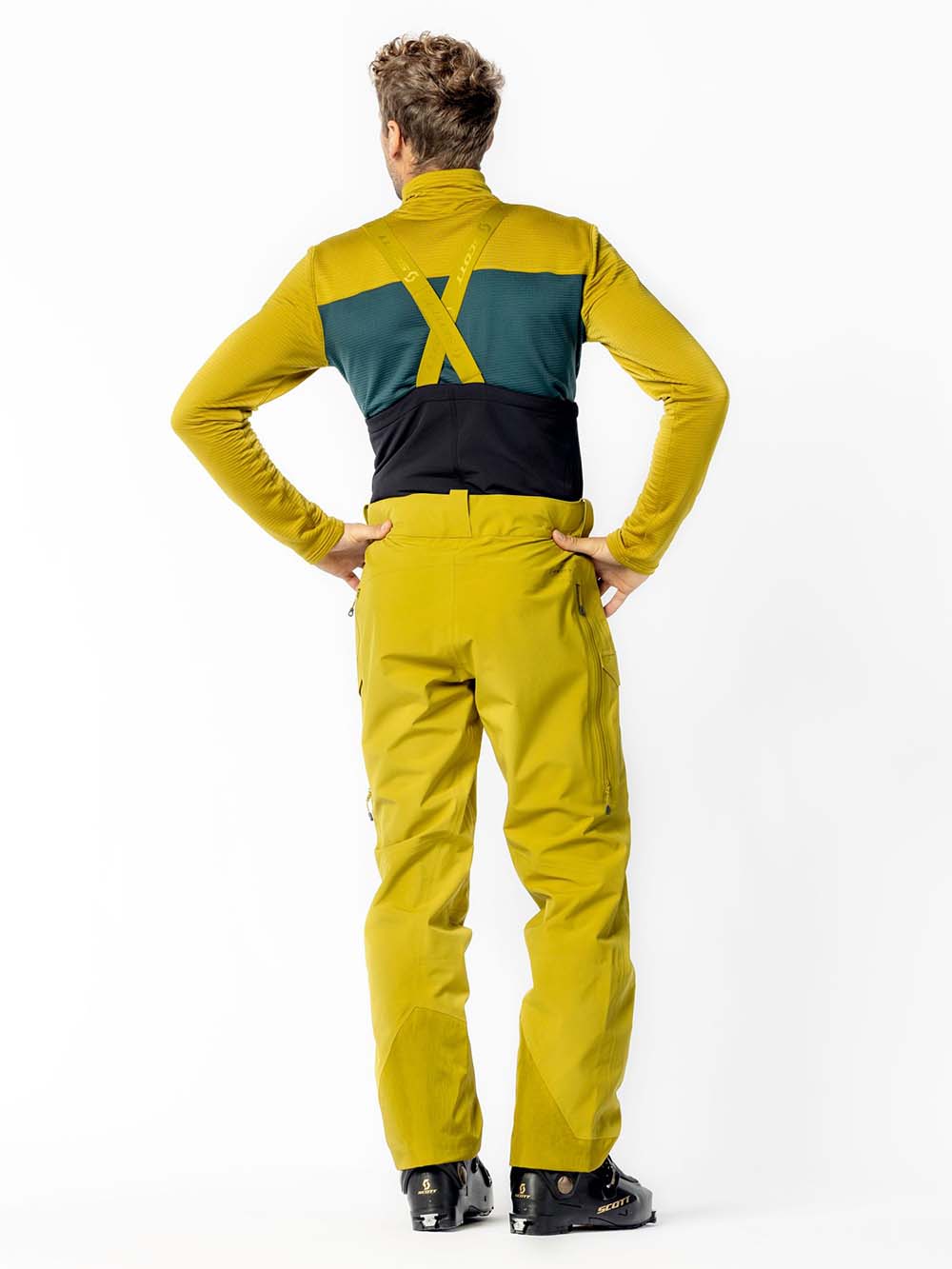 Men's Vertic 3L Skibukser - Herre - Black - Gumpel & Co