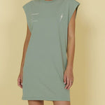 Women's Sleveless T-shirt Kjole - Dame - Seagrass - Gumpel & Co