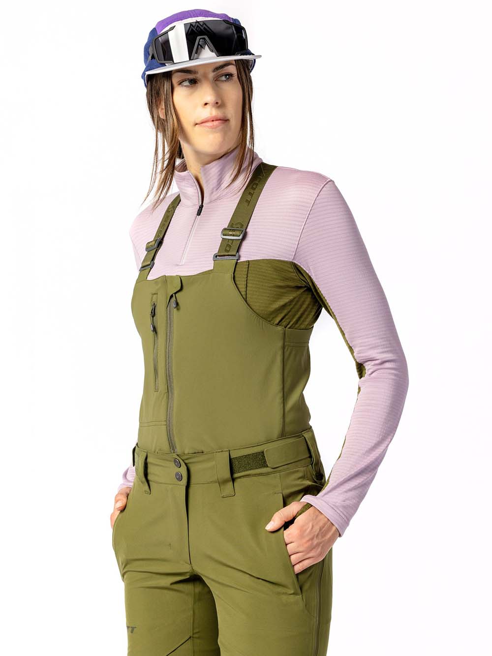 Women's Vertic 3L Skibukser - Dame - Fir Green - Gumpel & Co