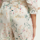 Women's High Rise Mini - length Shorts - Dame - Wilder White - Gumpel & Co