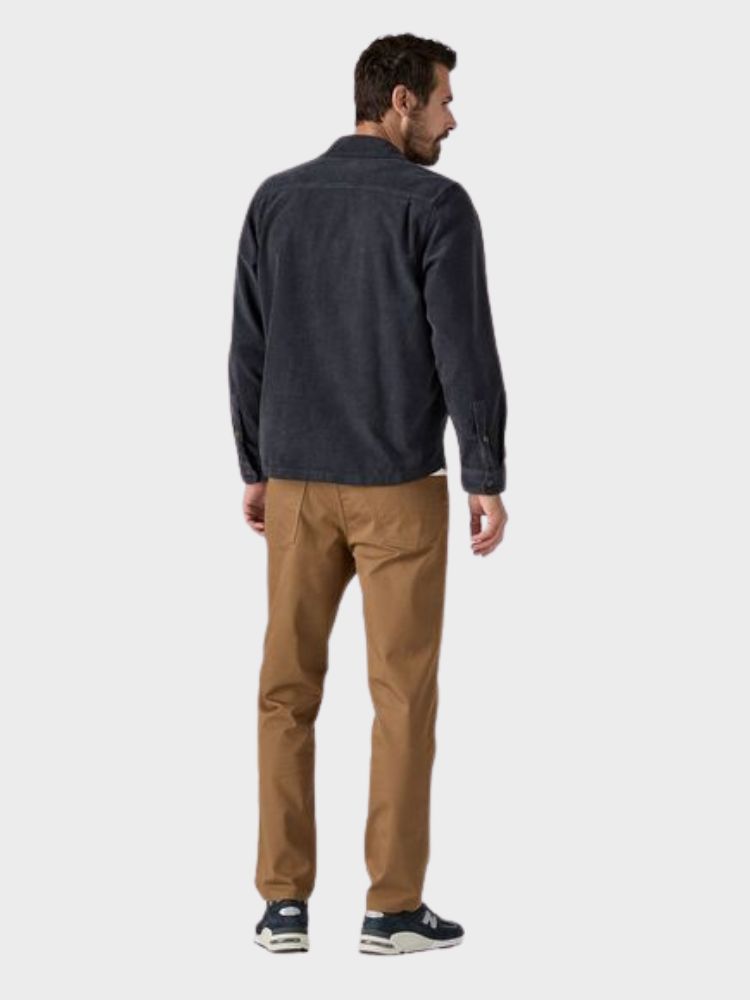 Corduroy Skjorte - Herre - Smolder Blue - Gumpel & Co