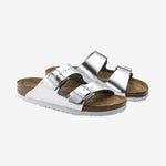 Arizona Sandal Naturlæder - Metallic Silver - Normal - Gumpel & Co