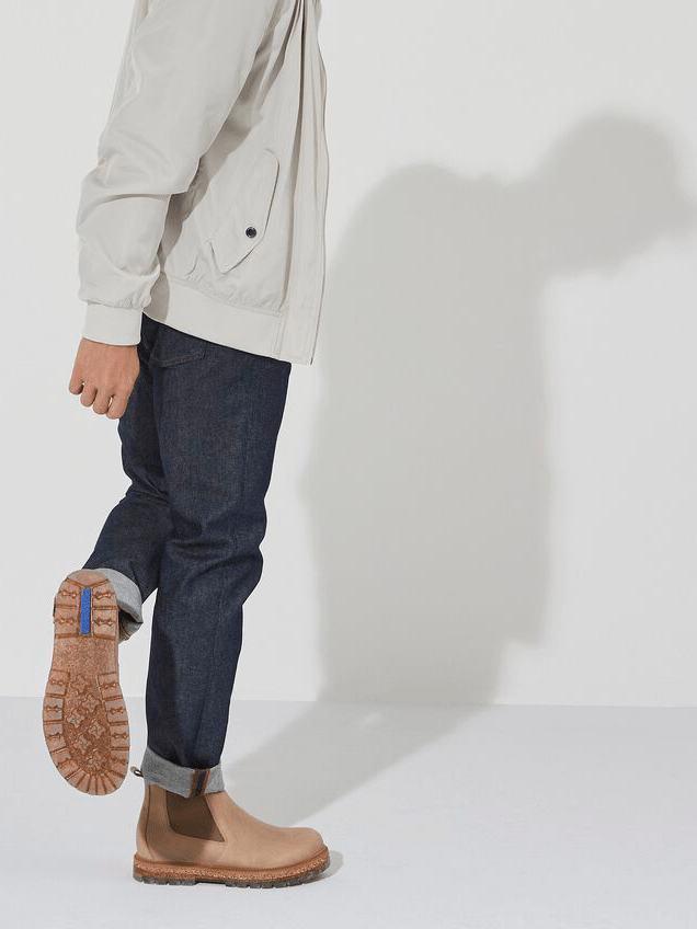 Men's Stalon - Chelsea Boot - Nubucklæder - Sandcastle - Normal - Gumpel & Co