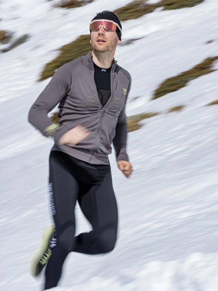 Men's Energy Accumulator 4.0 Midlayer - Herre - Charcoal/Yellow - Gumpel & Co