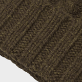 Cable Beanie - Unisex - Army - Gumpel & Co