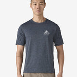 Capilene Cool Daily Graphic T-Shirt - Herre - Smolder Blue - Gumpel & Co