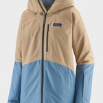 Powder Town Skijakke - Dame - Beige / Blå - Gumpel & Co