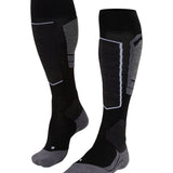 SK4 Advanced Merinould Skisokker - Dame - Black - Gumpel & Co