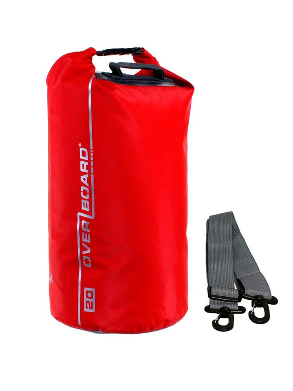 OVERBOARD 20L - Tube Dry Bag | Rød
