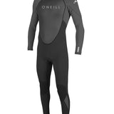 Men's Reactor II 3/2mm Back Zip Full våddragt | Herre | Black/Graphite - Gumpel & Co