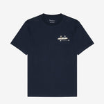 Men's - Regular drop - shoulder heavy single jersey printed t-shirt - Night Sky - Gumpel & Co