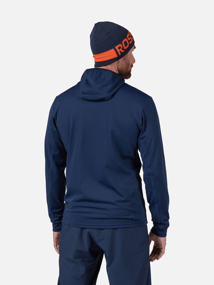 Midlayer m/hætte - Herre - Dark Navy - Gumpel & Co