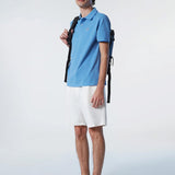 Men's Paul Washed Bomuld - hør Shorts - Herre - White - Gumpel & Co