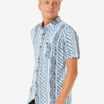 Fun Times Short Sleeve Shirt - Herre - Light Aqua - Gumpel & Co