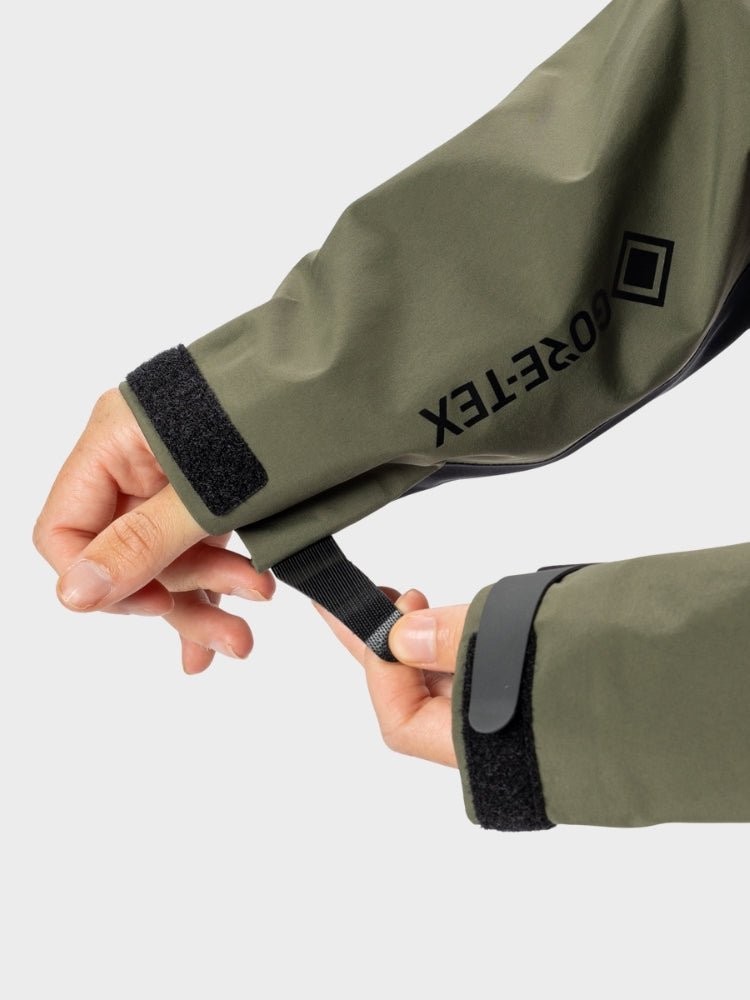 Explorair GTX 3L Skijakke - Dame - Grå / Grøn - Gumpel & Co