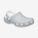 Toddler Classic Iridescent Glitter Clog - White - Gumpel & Co