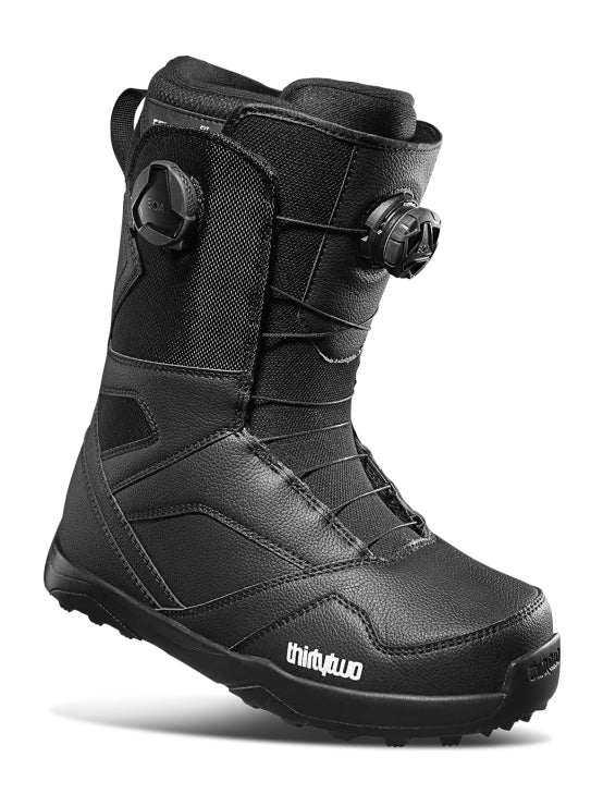 Women's STW Double Boa Snowboardstøvler - Dame - Black - Gumpel & Co