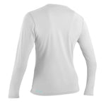 Women's Basic Skins Langærmet Rashguard - Dame - White - Gumpel & Co