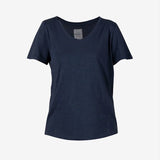 Andrea Flamé Tee - Dame - New Navy - Gumpel & Co