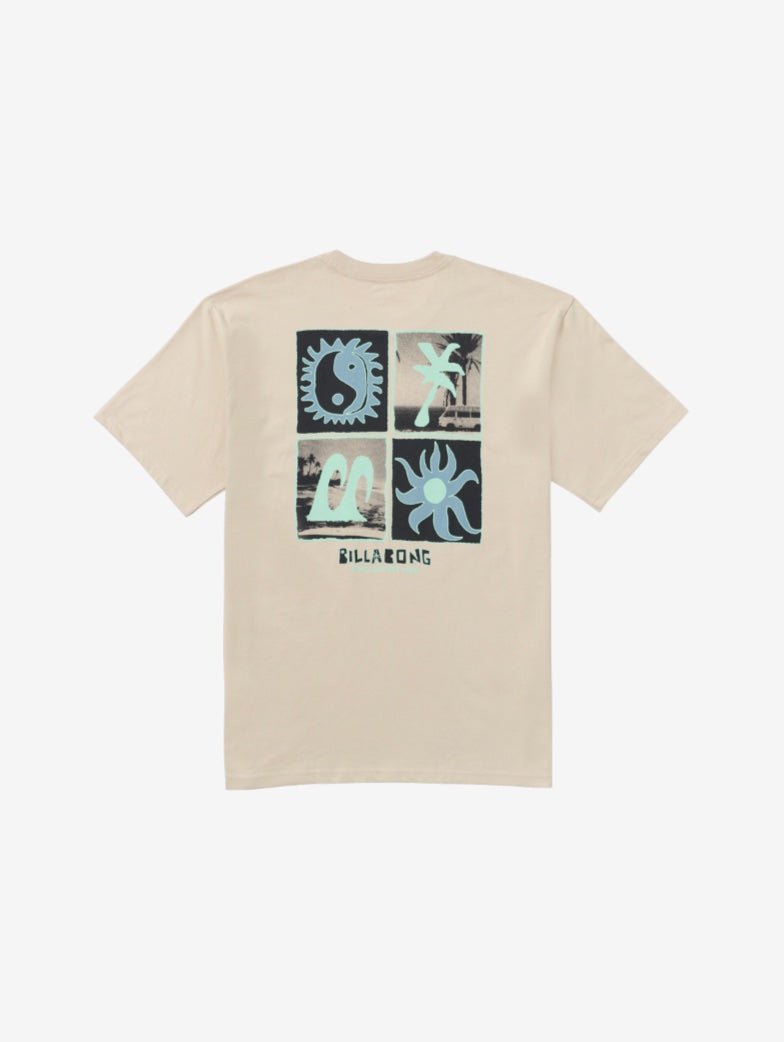 Twin Peaks - Short Sleeves T-Shirt for Men - Bleached Sand - Gumpel & Co