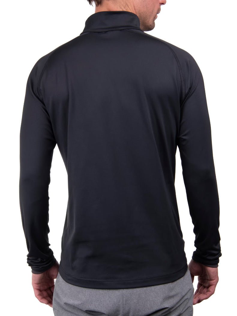 Men's Feel Half Zip Midlayer - Herre - Black/Dark Dusk - Gumpel & Co