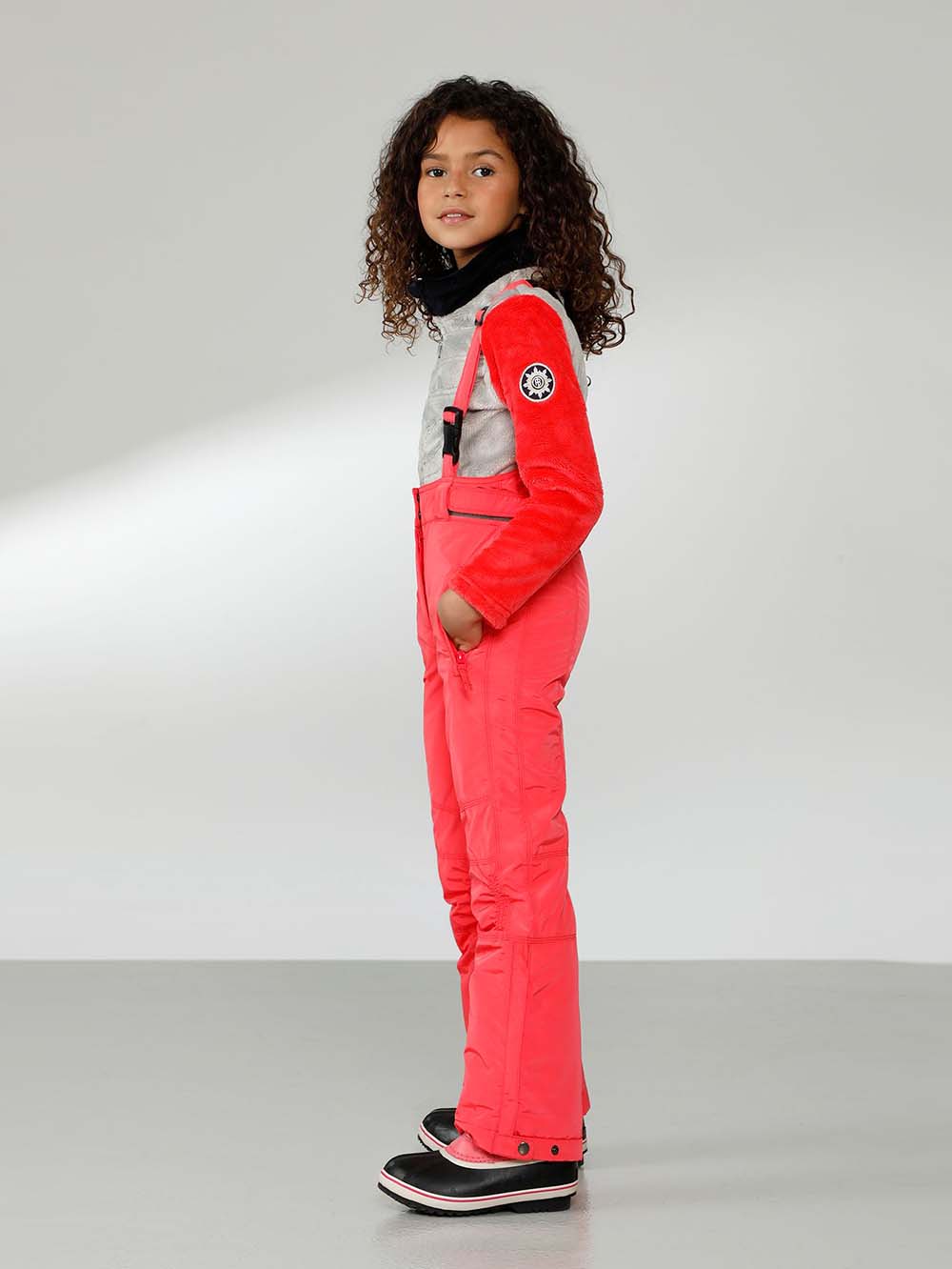 Junior Bib Skibukser - Børn - Black - Gumpel & Co