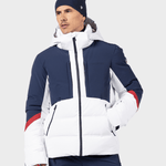 Ciastel Dun Skijakke - Mænd - Hvid / Blå - Gumpel & Co