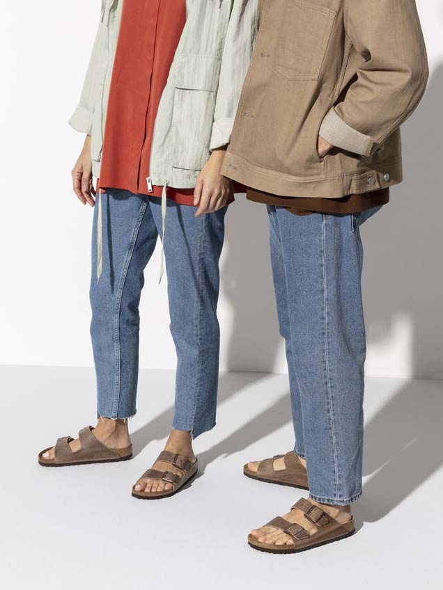 Arizona Nubucklæder Sandaler - Unisex - Tobacco Brown - Normal - Gumpel & Co