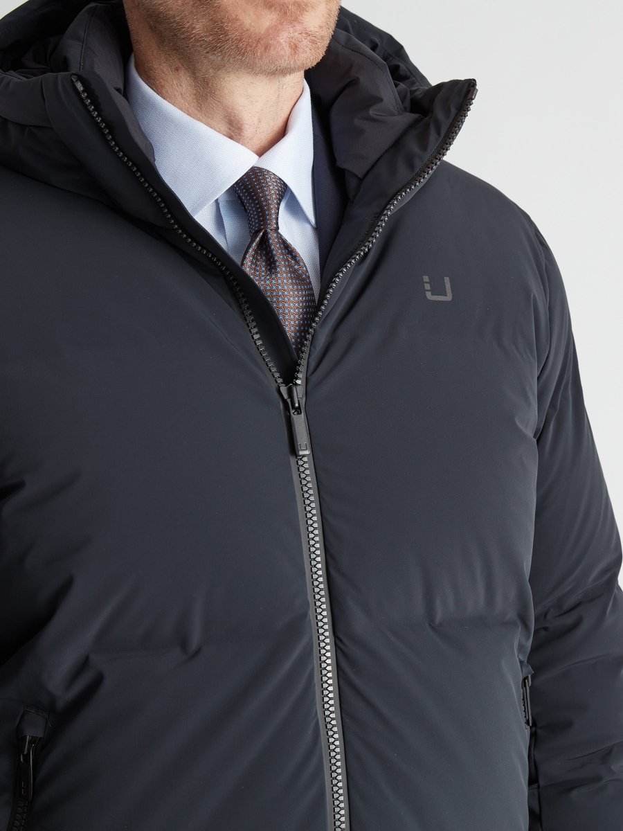 Tycoon Dunfrakke - Herre - Sort - Gumpel & Co