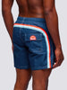 Men's Iconic Stretch Waist Mid-Length Swim Shorts - Men - Navy