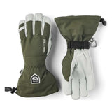 Army Leather Heli 5 - finger Skihandsker - Unisex - Olive - Gumpel & Co