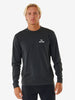 Stack UV Long Sleeve Rash Guard - Men - Black Marle
