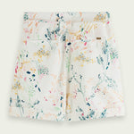 Women's High Rise Mini - length Shorts - Dame - Wilder White - Gumpel & Co