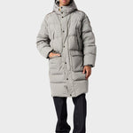 M Long Bear Dunfrakke - Herre - Sort - Gumpel & Co