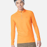 Classique Half - Zip Midlayer - Herre - Orange - Gumpel & Co