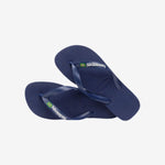 Brasil Logo Klipklapper - Voksne - Navy Blue - Gumpel & Co