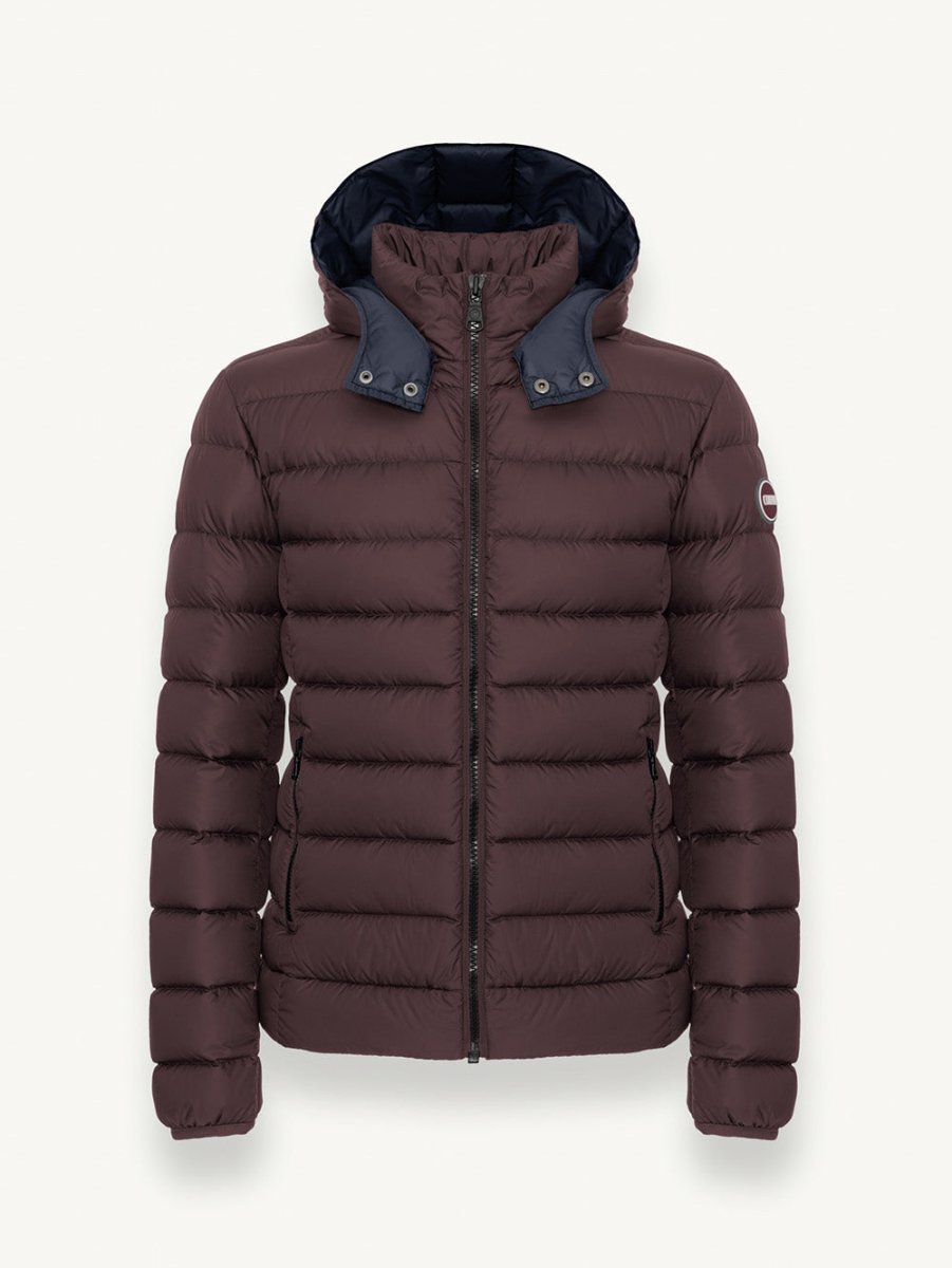 Men's Sporty Dunjakke m. Hætte - Herre - Chokolate - Gumpel & Co