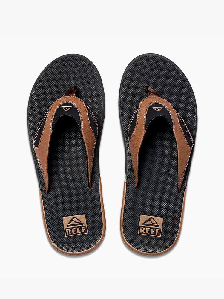 Men's Fanning Klipklapper - Black And Tan - Gumpel & Co