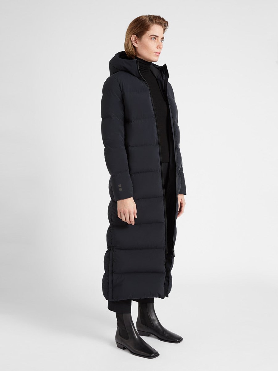 Infinity Dunfrakke - Dame - Sort - Gumpel & Co