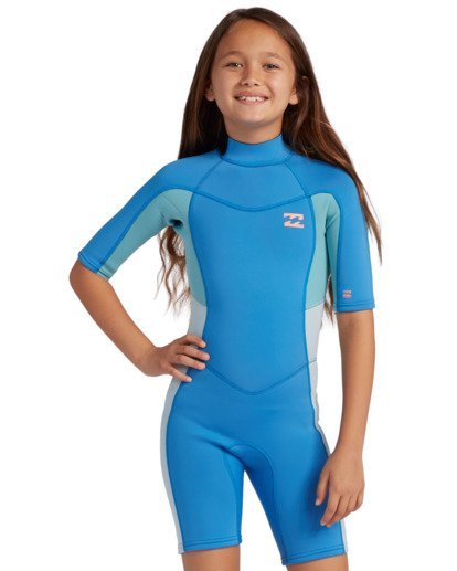 Synergy 2/2 Back Zip Shorty Våddragt | Junior | Maui Blue - Gumpel & Co