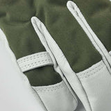 Army Leather Heli 5 - finger Skihandsker - Unisex - Olive - Gumpel & Co